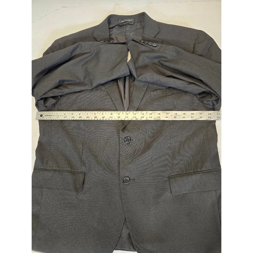 Michael Kors‎ Blazer Sport Coat Two Button Textured Black Size 44S
